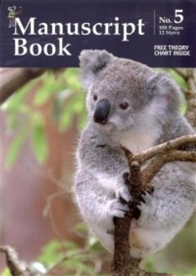 Koala Manuscript Book No. 5: Notenpapier