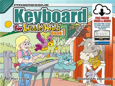 Progressive Keyboard for Little Kids - Book 1