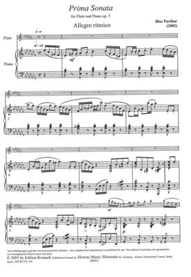 Pucihar: Prima Sonata For Flute And Piano: Flöte mit Begleitung
