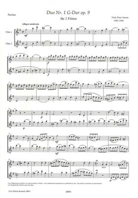 Jensen: Flotenduette G-Dur Vol.1: Flöte Duett