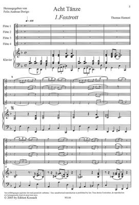 T. Hamori: 8 Tanze: Flöte Ensemble