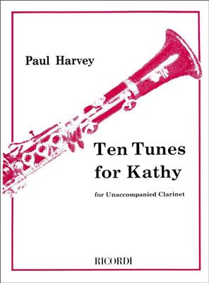 P. Harvey: Ten Tunes For Kathy: Klarinette Solo
