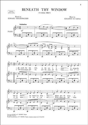 Eduardo di Capua: O Sole Mio Eng-It-Neap Song Key Ef -: Gesang mit Klavier
