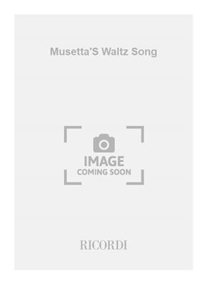 Giacomo Puccini: Musetta'S Waltz Song: Klavier Solo