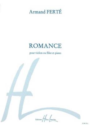 Armand Ferté: Romance: Violine mit Begleitung
