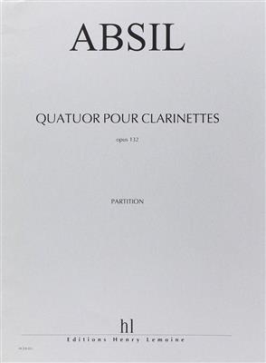 Jean Absil: Quatuor de clarinettes Op.132: Klarinette Ensemble