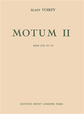 Alain Voirpy: Motum II: Horn Solo