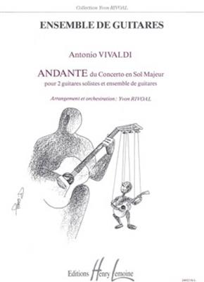 Antonio Vivaldi: Andante du Concerto en sol maj.: Gitarren Ensemble