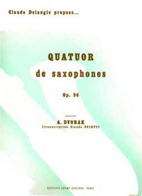 Antonín Dvořák: Quatuor Américain Op.96: Saxophon Ensemble