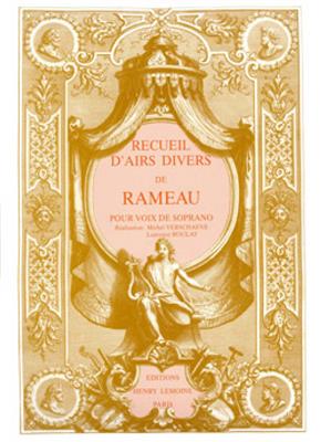 Jean-Philippe Rameau: Recueil d'airs Vol.1: Gesang mit Klavier