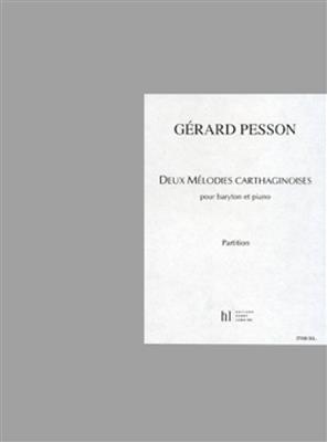 Gérard Pesson: Mélodies carthaginoises (2): Gesang mit Klavier