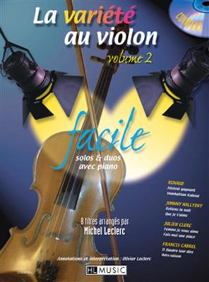 Michel Leclerc: La variété au violon Vol.2: Violine mit Begleitung