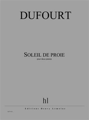 Hugues Dufourt: Soleil de proie: Klavier Duett