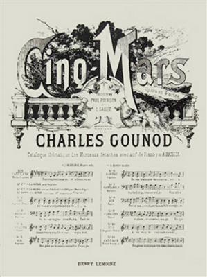 Charles Gounod: Cinq Mars : Nuit Resplendissante (Cantilène): Gesang mit sonstiger Begleitung