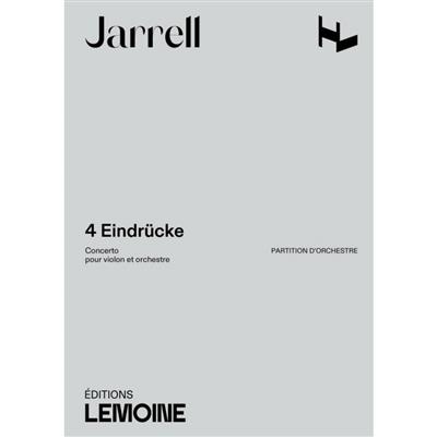 Michael Jarrell: 4 Eindrücke: Orchester mit Solo