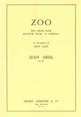 Jean Absil: Zoo Op.63: Gemischter Chor mit Begleitung