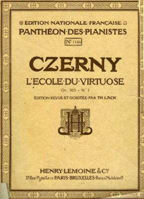 Carl Czerny: Ecole du virtuose Op.365 n°1: Klavier Solo