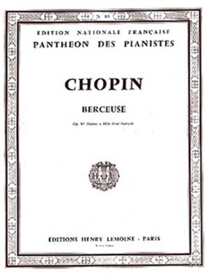 Frédéric Chopin: Berceuse Op.57: Klavier Solo