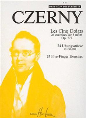 Carl Czerny: Les 5 doigts Op.777: Klavier Solo