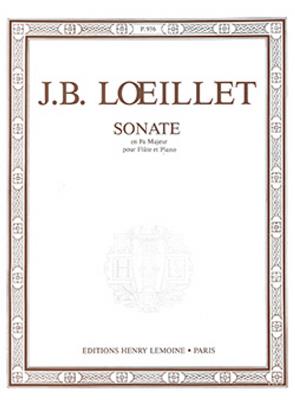 Jean-Baptiste Loeillet: Sonate en fa maj.: Flöte mit Begleitung