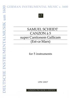 Samuel Scheidt: Canzon a 5, super Cantionem Gallicam: Variables Ensemble