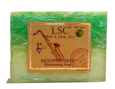 Apple Soap: Saxophonist (Green)
