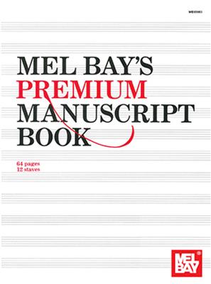 Premium Manuscript Book: Notenpapier