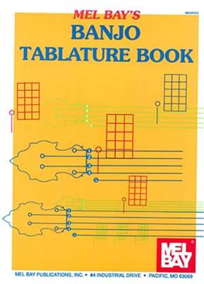 Banjo Tablature Book: Notenpapier