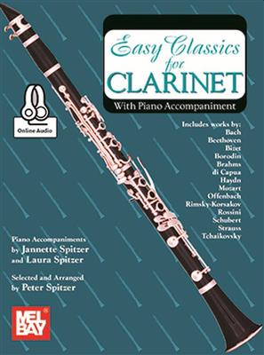 Peter Spitzer: Easy Classics for Clarinet: Klarinette mit Begleitung