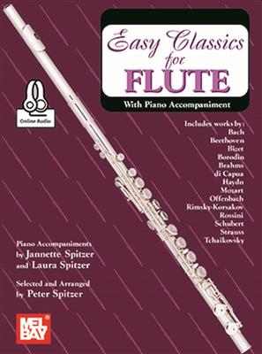Peter Spitzer: Easy Classics for Flute: Flöte mit Begleitung