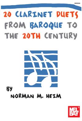 20 Clarinet Duets From Baroque To The 20Th Century: Klarinette Solo