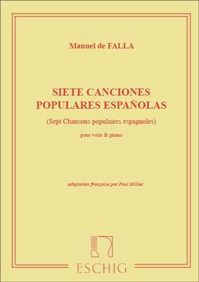 Manuel de Falla: 7 Canciones Populares Espanolas: Gesang mit Klavier