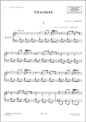 Frederic Mompou: Charmes Piano: Klavier Solo