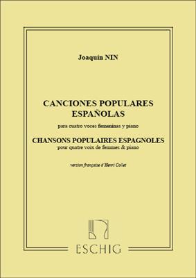 Joaquin Nin-Culmell: Chansons Populaires Espagnoles, I. Castillane,: Frauenchor mit Klavier/Orgel