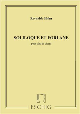 Reynaldo Hahn: Soliloque - Alto + Piano: Viola mit Begleitung