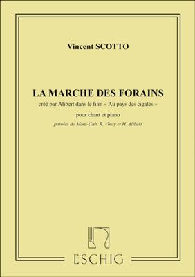 Vincent Scotto: Marche Des Forains Ch-Piano: Gesang mit Klavier