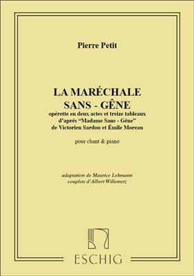 Pierre Petit: Marechale Sans Gene Cht-Piano: Gesang mit Klavier