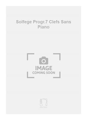 Solfege Progr.7 Clefs Sans Piano