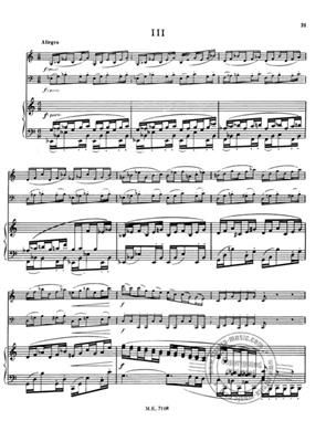 Bohuslav Martinu: Trio No. 3 En Ut (1951): Klaviertrio