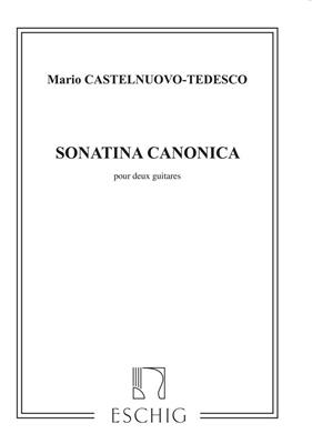 Mario Castelnuovo-Tedesco: Sonatina Canononica: Gitarre Duett