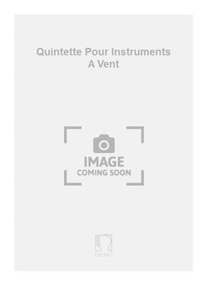 Darius Milhaud: Quintette Pour Instruments A Vent: Bläserensemble