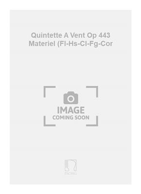 Darius Milhaud: Quintette A Vent Op 443 Materiel (Fl-Hs-Cl-Fg-Cor: Blasquintett