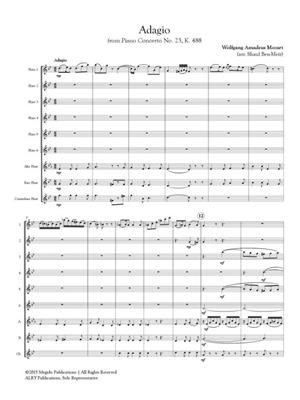 Wolfgang Amadeus Mozart: Adagio from Piano Concerto No. 23, K. 488: (Arr. Shaul Ben-Meir): Flöte Ensemble