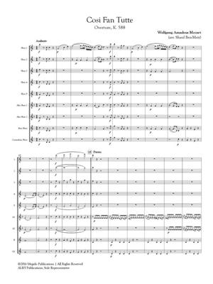 Wolfgang Amadeus Mozart: Cosi Fan Tutte Overture for Flute Orchestra: (Arr. Shaul Ben-Meir): Flöte Ensemble