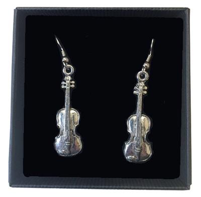 Earrings Violin