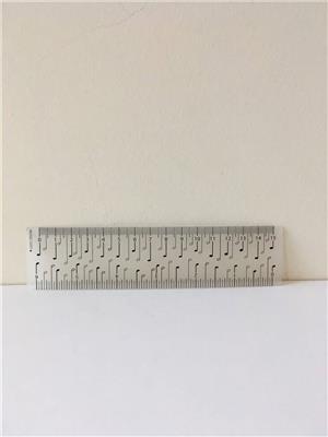 Quarter Note Flexible Ruler - 15cm