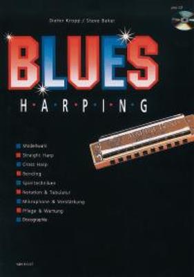 Steve Baker: Blues Harping Band 1 (+CD): Harfe Solo