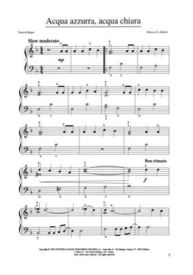 Primi Passi Sulla Tastiera Del Pianoforte Con Le: Klavier Solo
