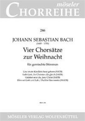 Johann Sebastian Bach: Vier Chorsätze zur Weihnacht: Gemischter Chor mit Begleitung