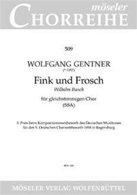 Wolfgang Gentner: Fink und Frosch: Kinderchor